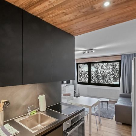 Studio Cosy Au Centre De Crans-Montana Esterno foto