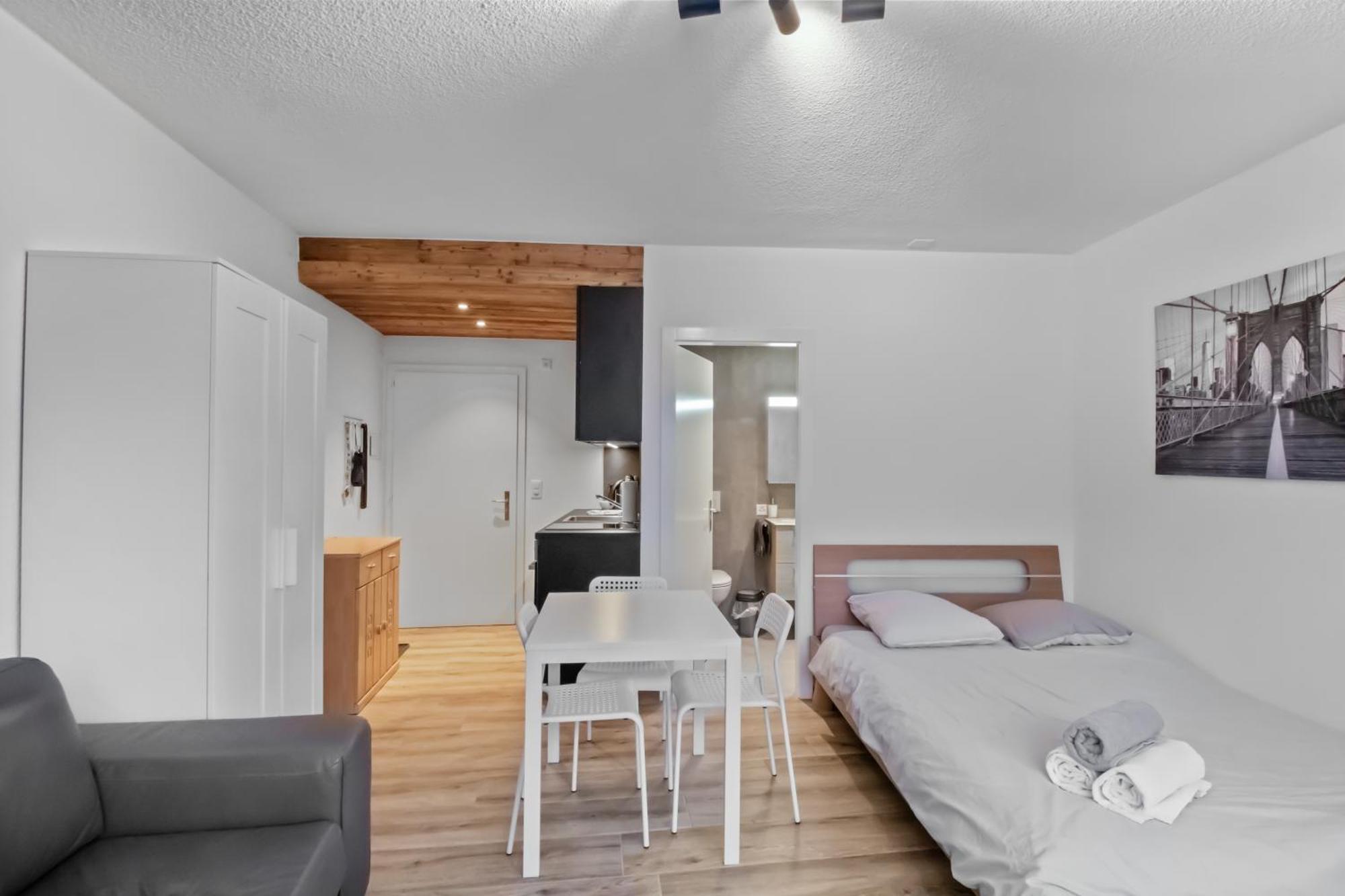 Studio Cosy Au Centre De Crans-Montana Esterno foto