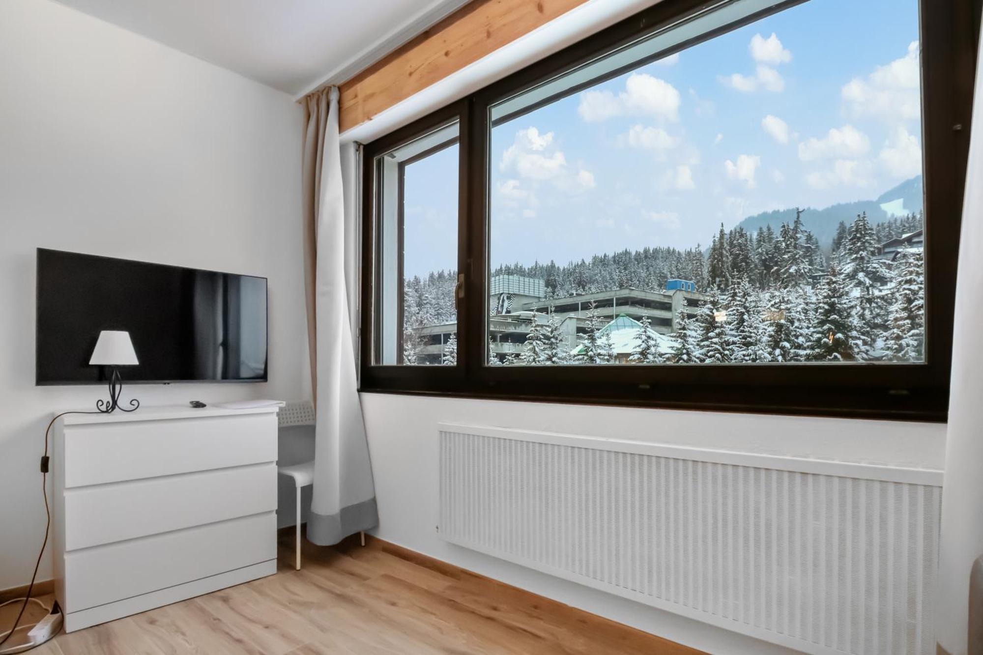 Studio Cosy Au Centre De Crans-Montana Esterno foto